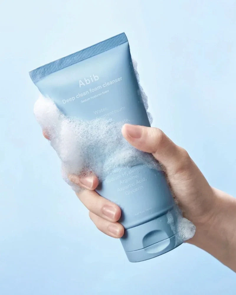 Abib Deep Clean Foam Cleanser Sedum Hyaluron Foam - Image 3