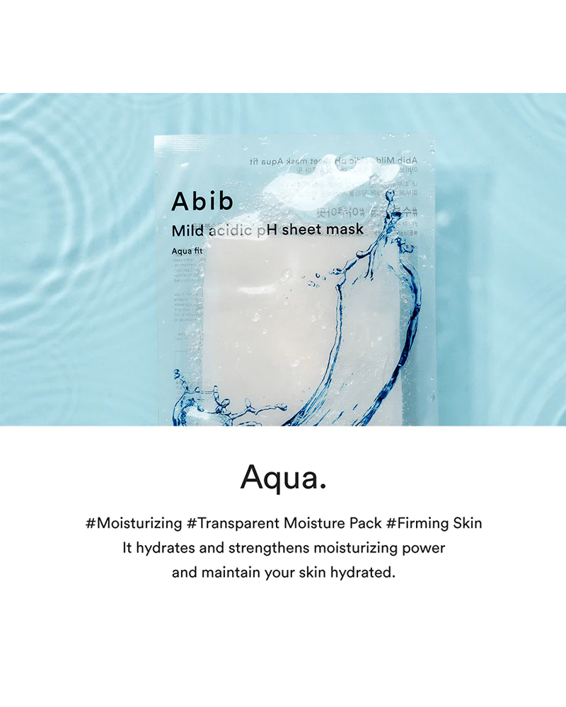 Abib Mild Acidic pH Sheet Mask #Aqua Fit - Image 4