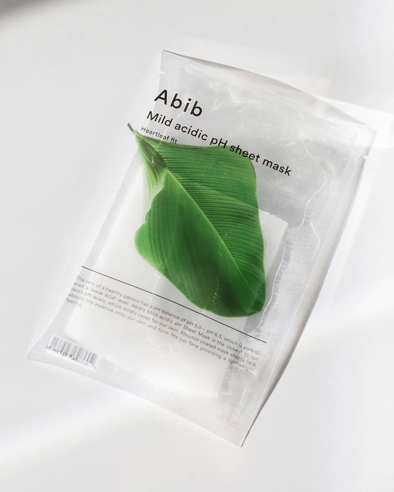 Abib Mild Acidic pH Sheet Mask #Heartleaf Fit - Image 3