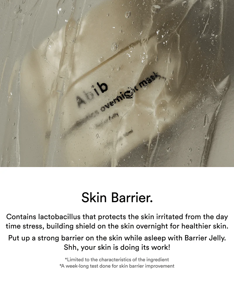 Abib Rice Probiotics Overnight Mask Barrier Jelly - Image 4