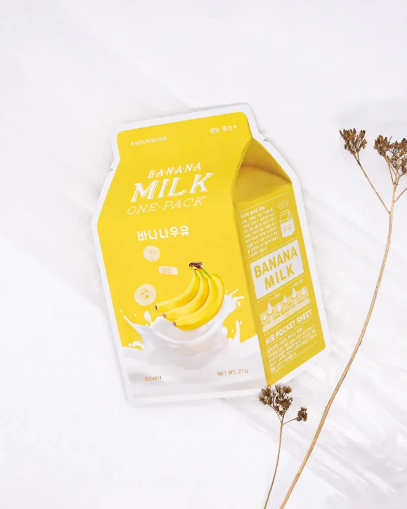 A'pieu Milk One Pack Sheet Mask - Image 4