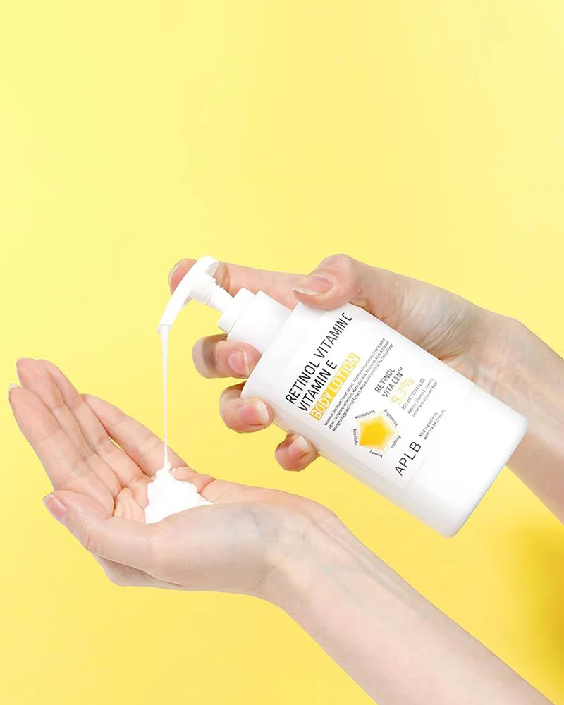 APLB Retinol Vitamin C Vitamin E Body Lotion 300ml - Image 3