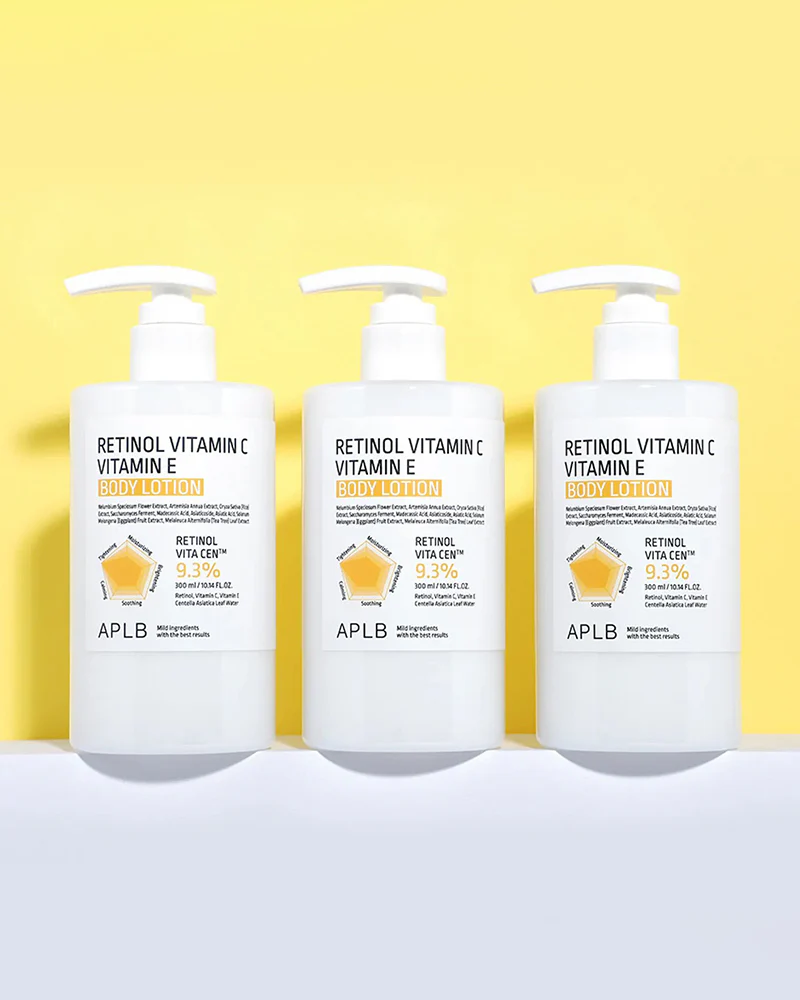APLB Retinol Vitamin C Vitamin E Body Lotion 300ml - Image 5