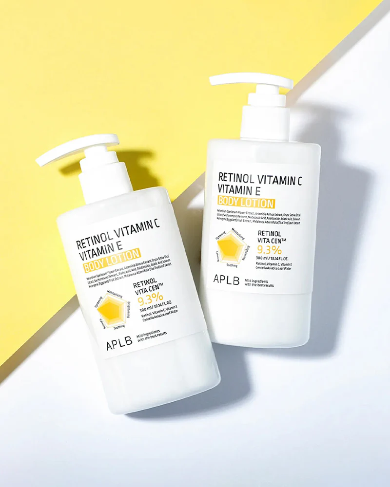 APLB Retinol Vitamin C Vitamin E Body Lotion 300ml - Image 6