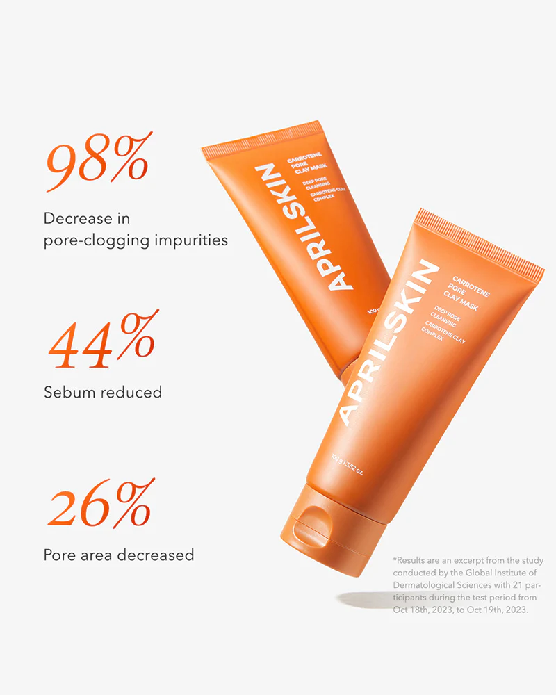 APRILSKIN Carrotene IPMP™ Quick Dry Pore Tightening Clay Mask - Image 5