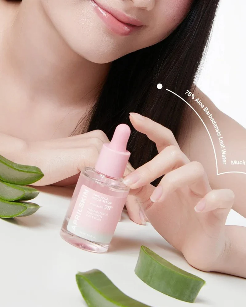 APRILSKIN Pink Aloe Mucin Serum - Image 3