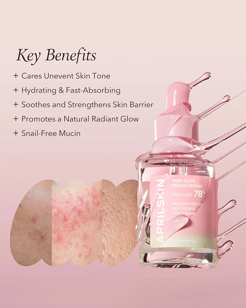 APRILSKIN Pink Aloe Mucin Serum - Image 4