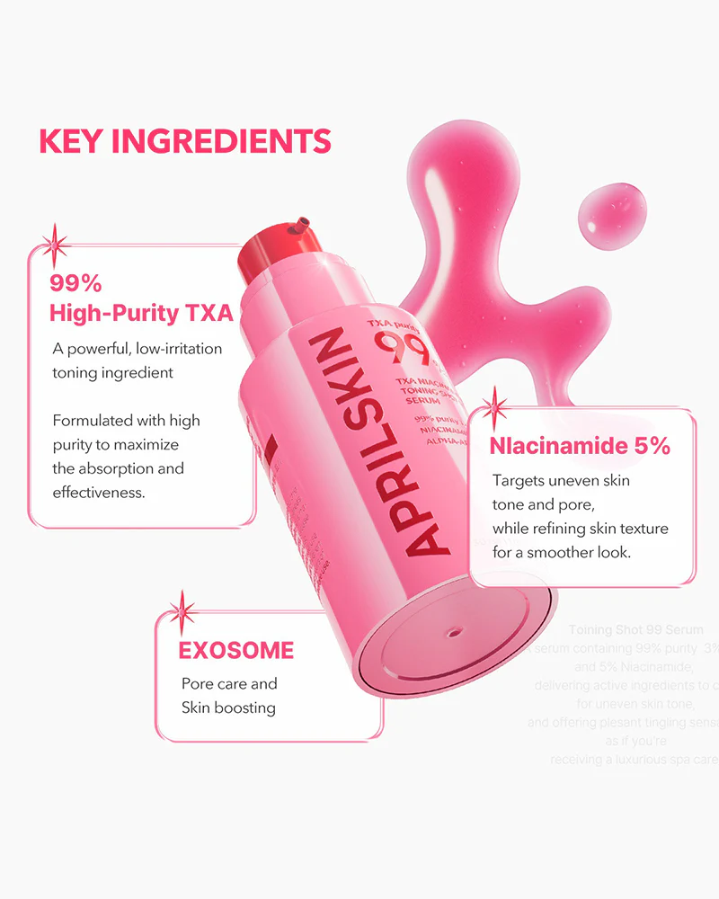 APRILSKIN TXA Niacinamide Toning Shot 99 Serum - Image 3