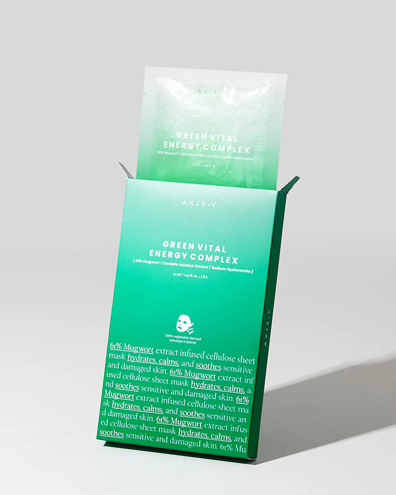 AXIS-Y Green Vital Energy Complex Sheet Mask - Image 4