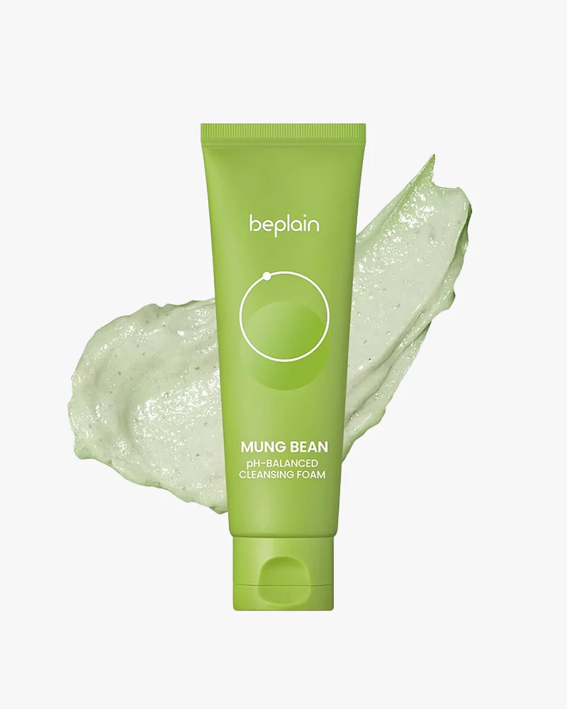 beplain Mung Bean pH-Balanced Cleansing Foam 80ml - Image 6