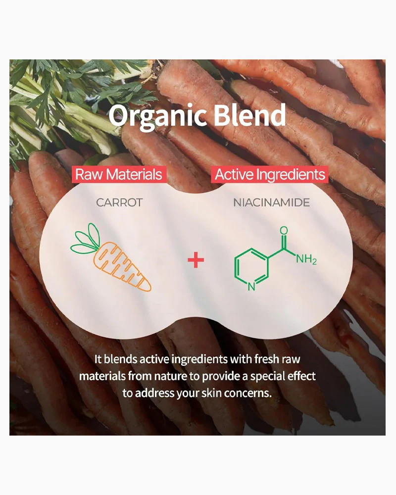 BRING GREEN Carrot Vita Fresh Mask Sheet - Image 3