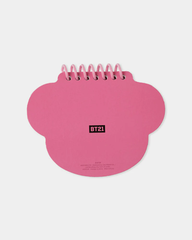 BT21 KOYA Heart Face Spring Note - Image 4