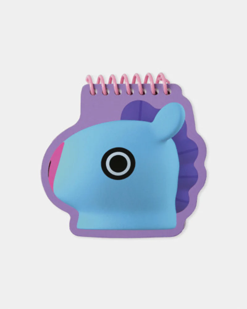 BT21 MANG Heart Face Spring Note