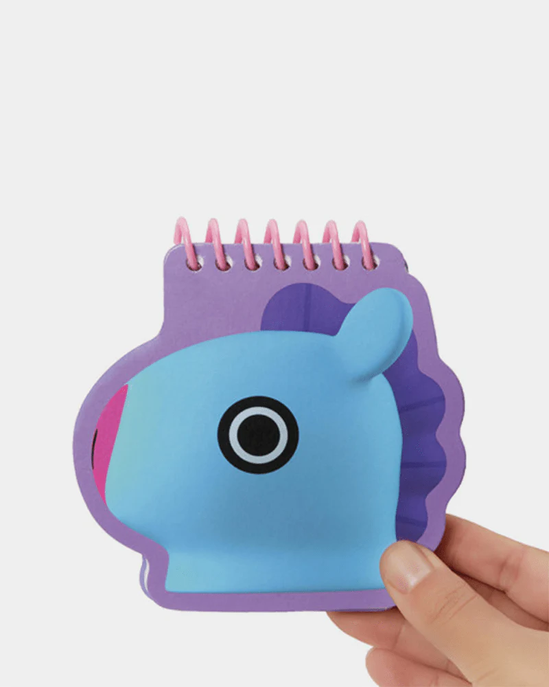 BT21 MANG Heart Face Spring Note - Image 2