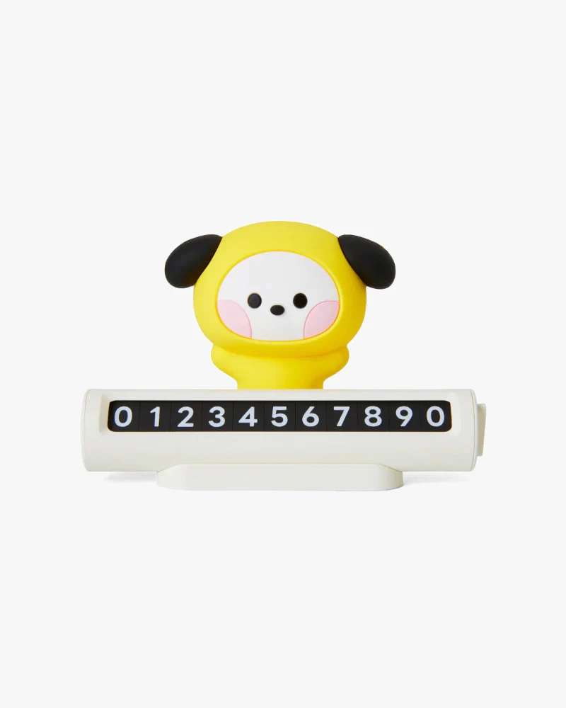 BT21 CHIMMY minini Parking Phone Number Plate - Image 2