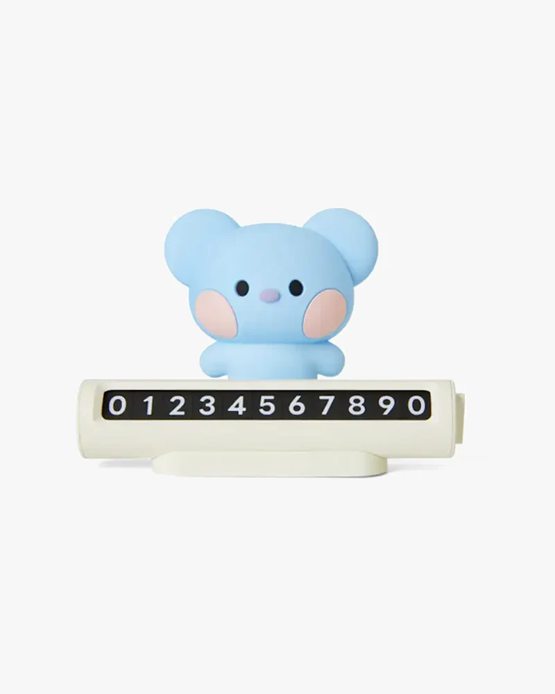 BT21 KOYA minini Parking Phone Number Plate - Image 2