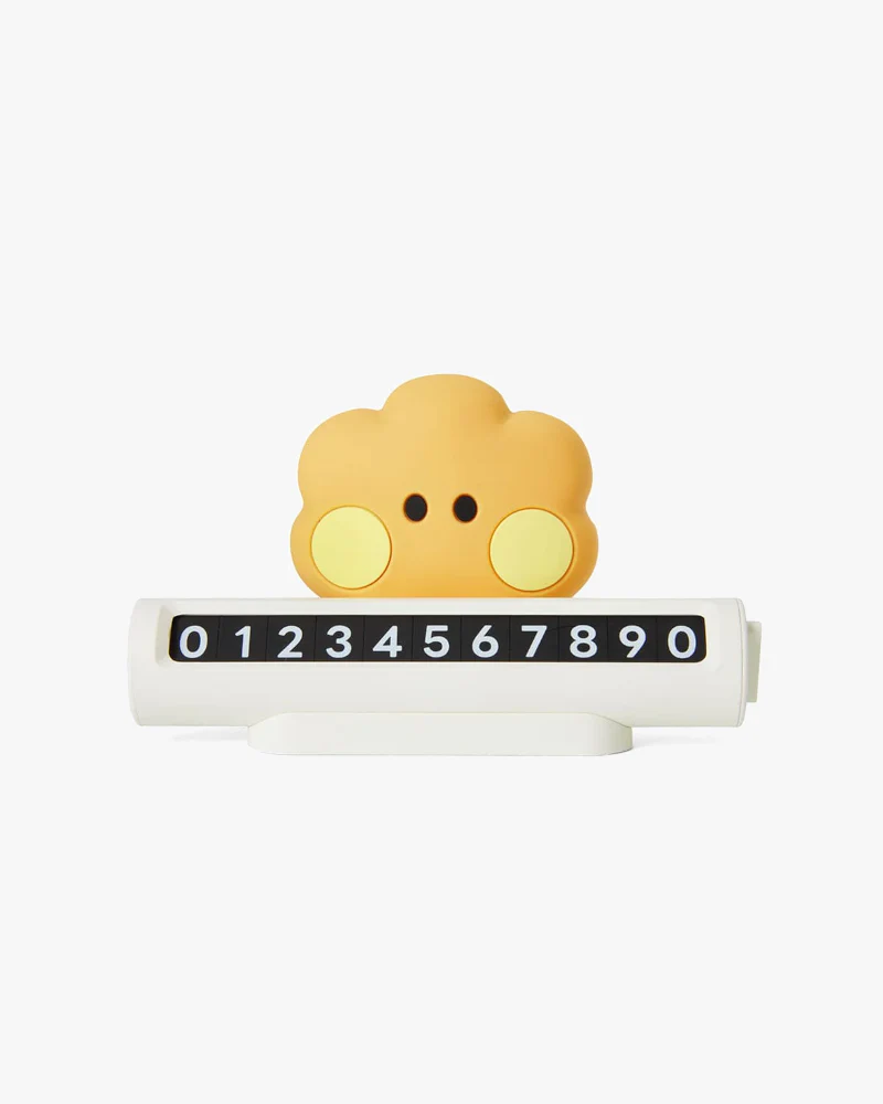 BT21 SHOOKY minini Parking Phone Number Plate - Image 2