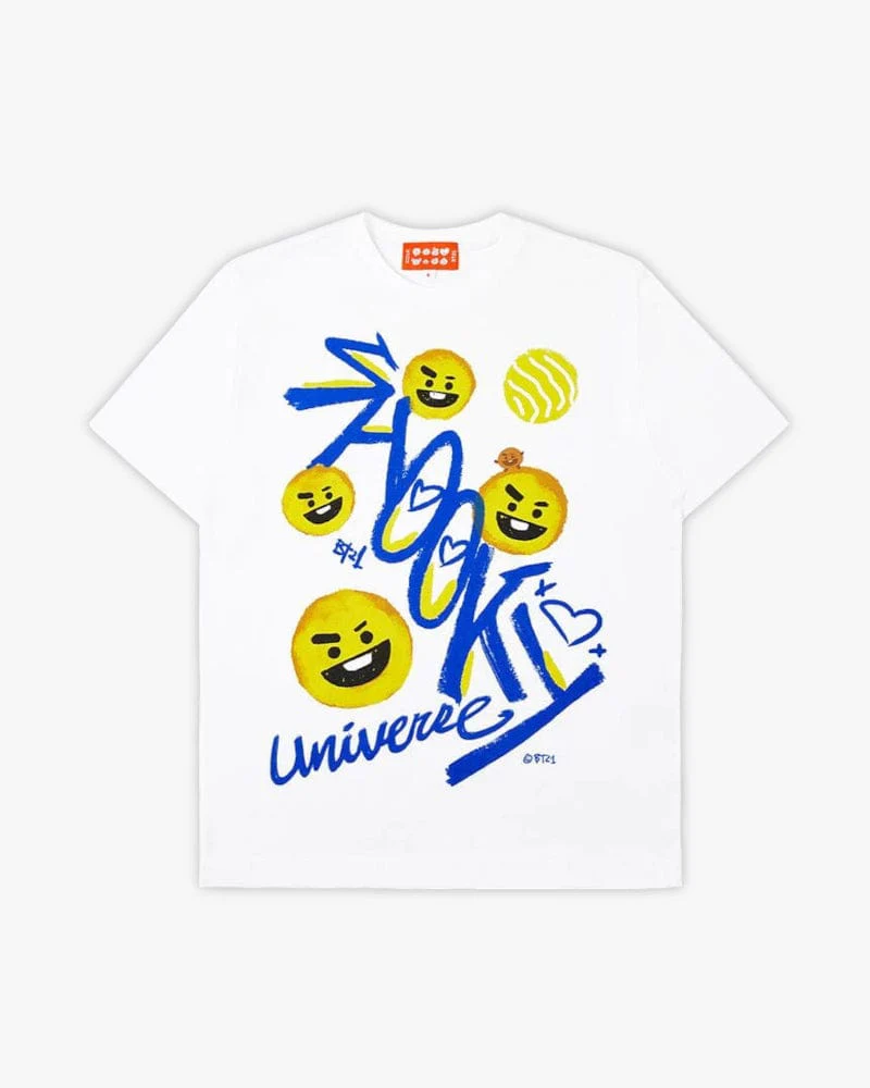 BT21 SHOOKY Utopia T-Shirt #White - Image 2