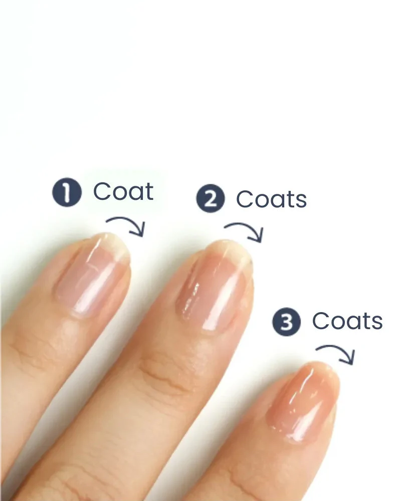 CANMAKE Nail Foundation Colors: Sheer Apricot - Image 2