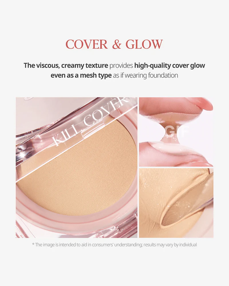 CLIO Kill Cover Mesh Glow Cushion & Refill - Image 4