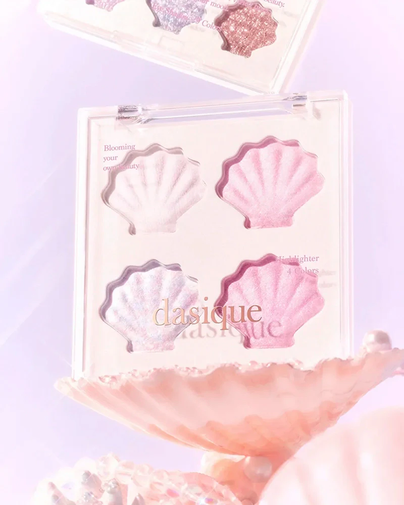 dasique Shine Glowy Highlighter Palette: Twinkle Mermaid Collection - Image 3