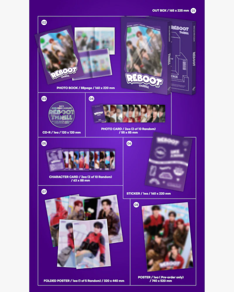 DKZ - 2ND MINI ALBUM [REBOOT] (2 Versions) - Image 2