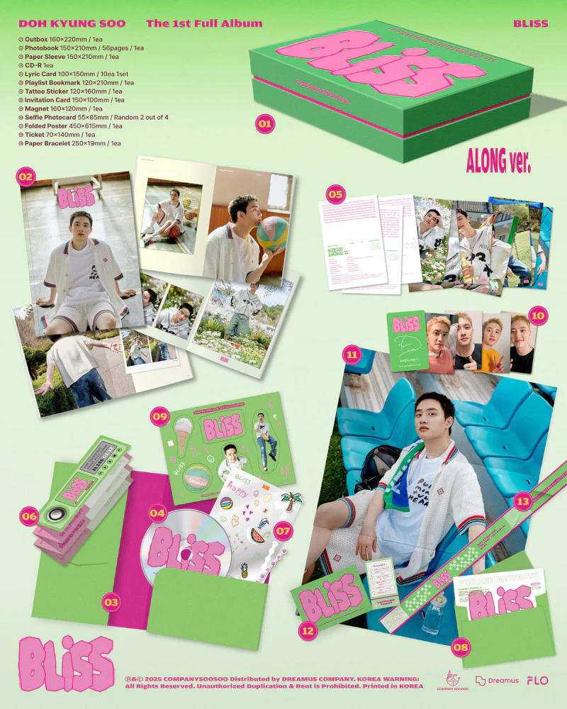 DOH KYUNG SOO (D.O) - The 1st Full Album [BLISS] (Along Ver.) - Image 2