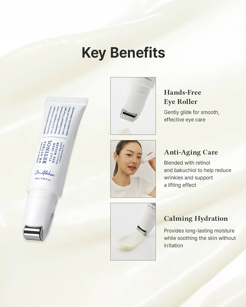Dr. Althea Retinol Flat Iron Eye Roller - Image 5