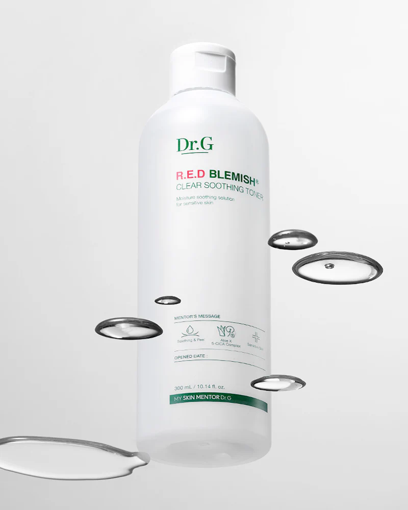 Dr.G R.E.D Blemish Clear Soothing Toner 300mL - Image 2
