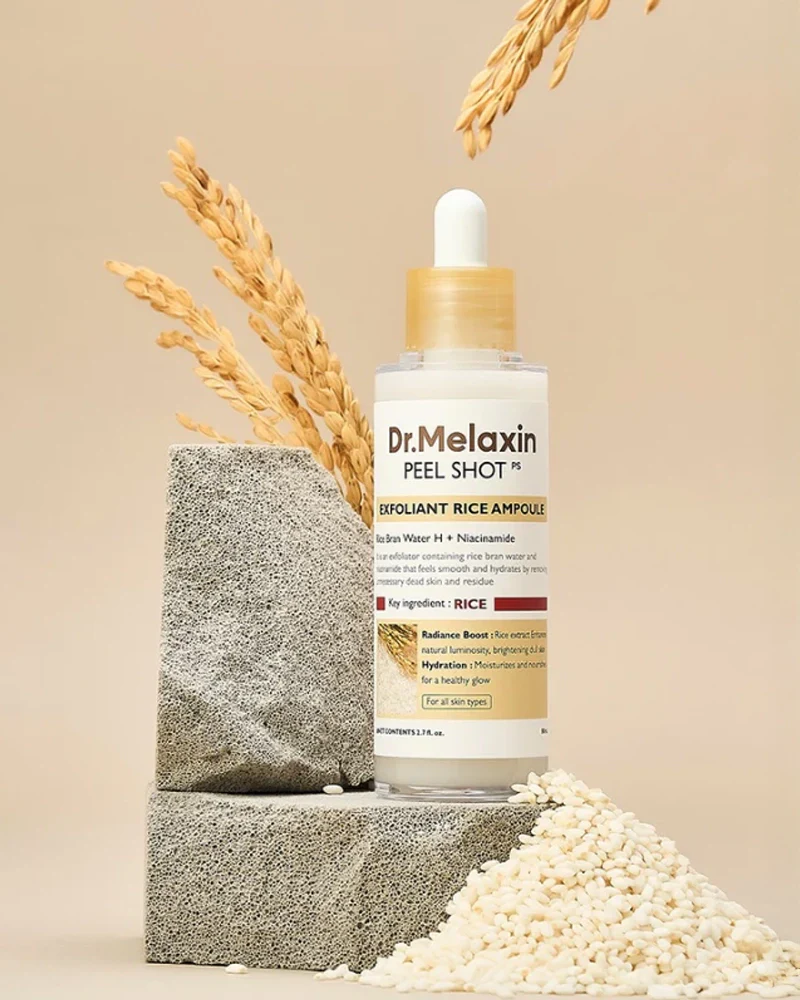 Dr. Melaxin Peel Shot Exfoliating White Rice Ampoule