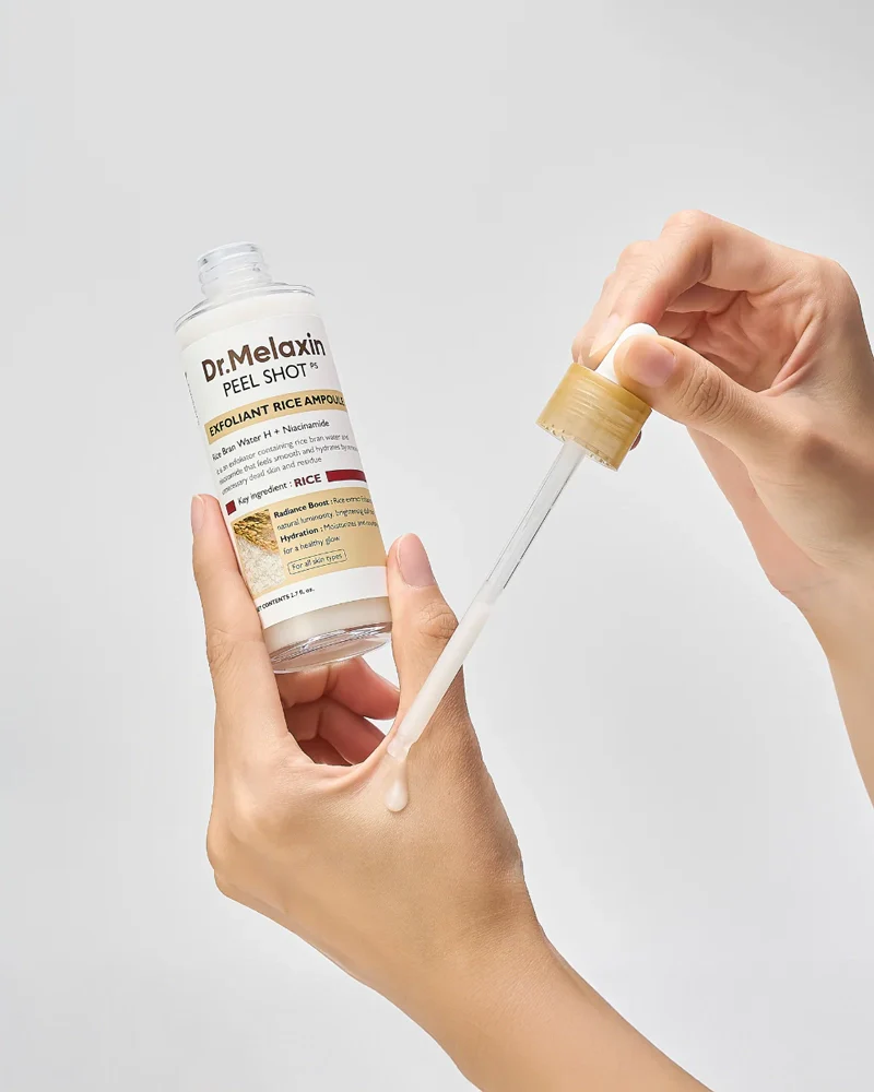 Dr. Melaxin Peel Shot Exfoliating White Rice Ampoule - Image 4