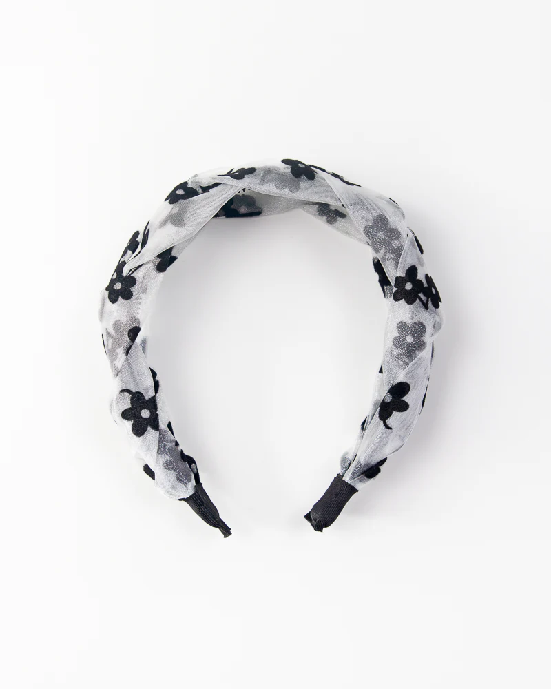 Elegant Floral Twist Headband - Image 4