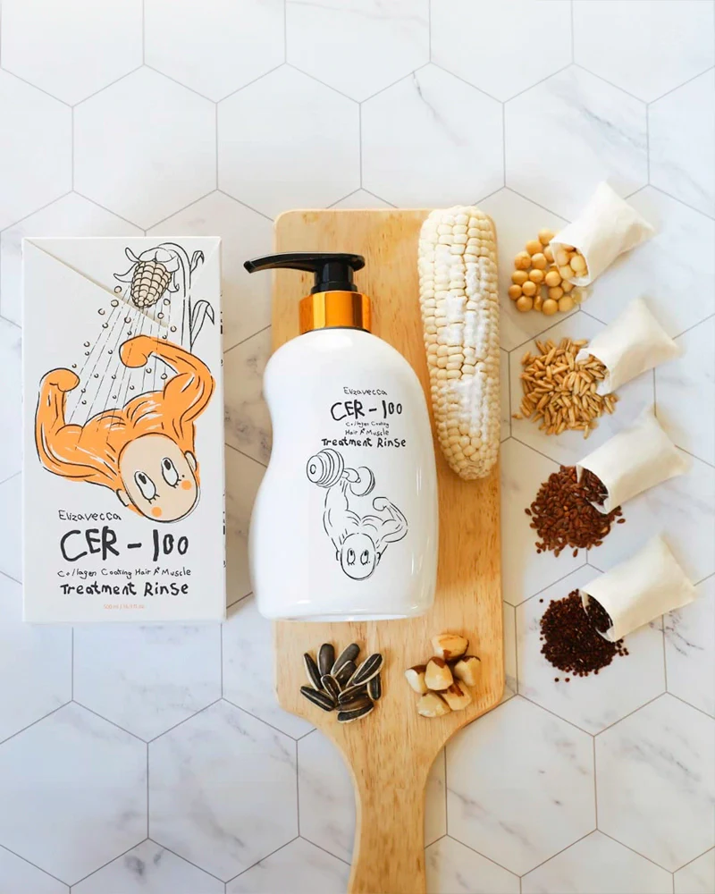 Elizavecca CER-100 Collagen Coating Hair Muscle Treatment Rinse - Image 3