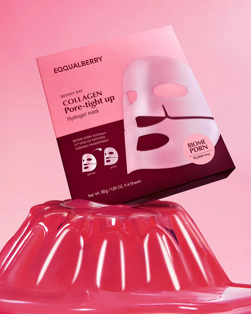 EQQUALBERRY Collagen Pore-Tight Up Hydrogel Mask - Image 2
