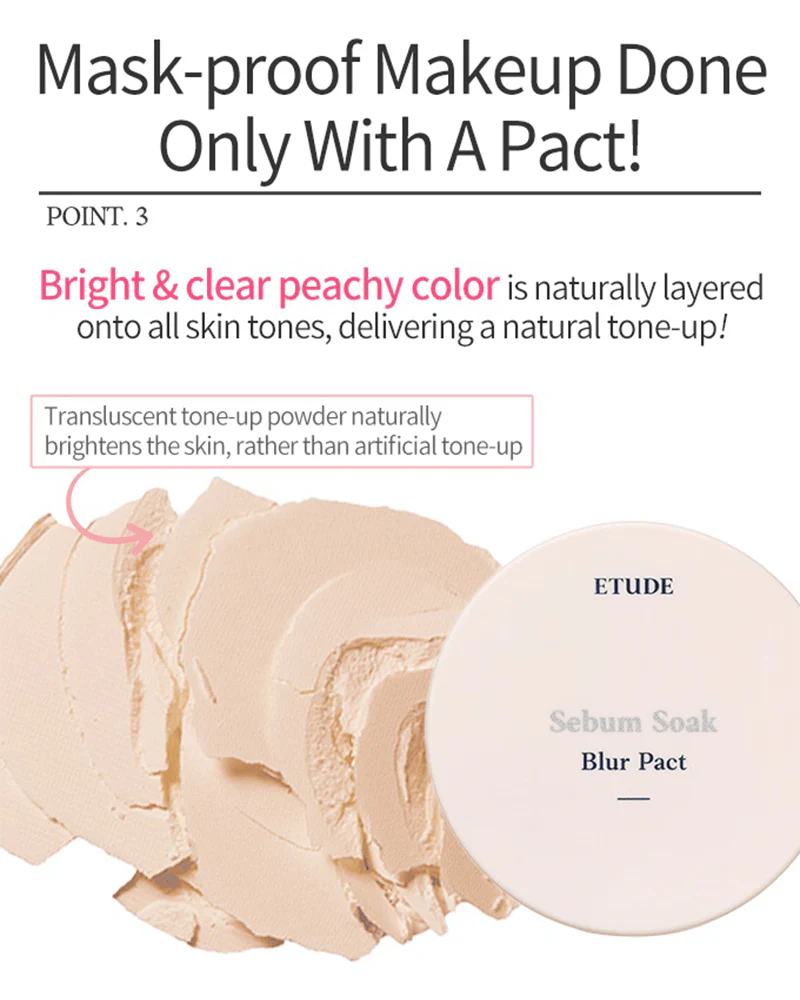 Etude Sebum Soak Blur Pact - Image 3