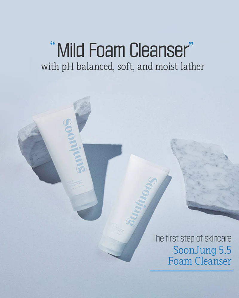Etude SoonJung 5.5 Foam Cleanser 150mL - Image 5