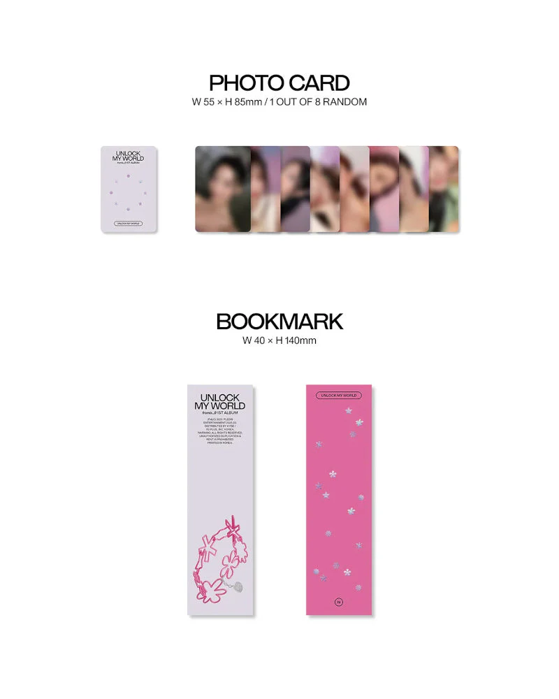 fromis_9 - UNLOCK MY WORLD (1ST ALBUM) [COMPACT VER.] (9 VERSIONS - RANDOM) - Image 6