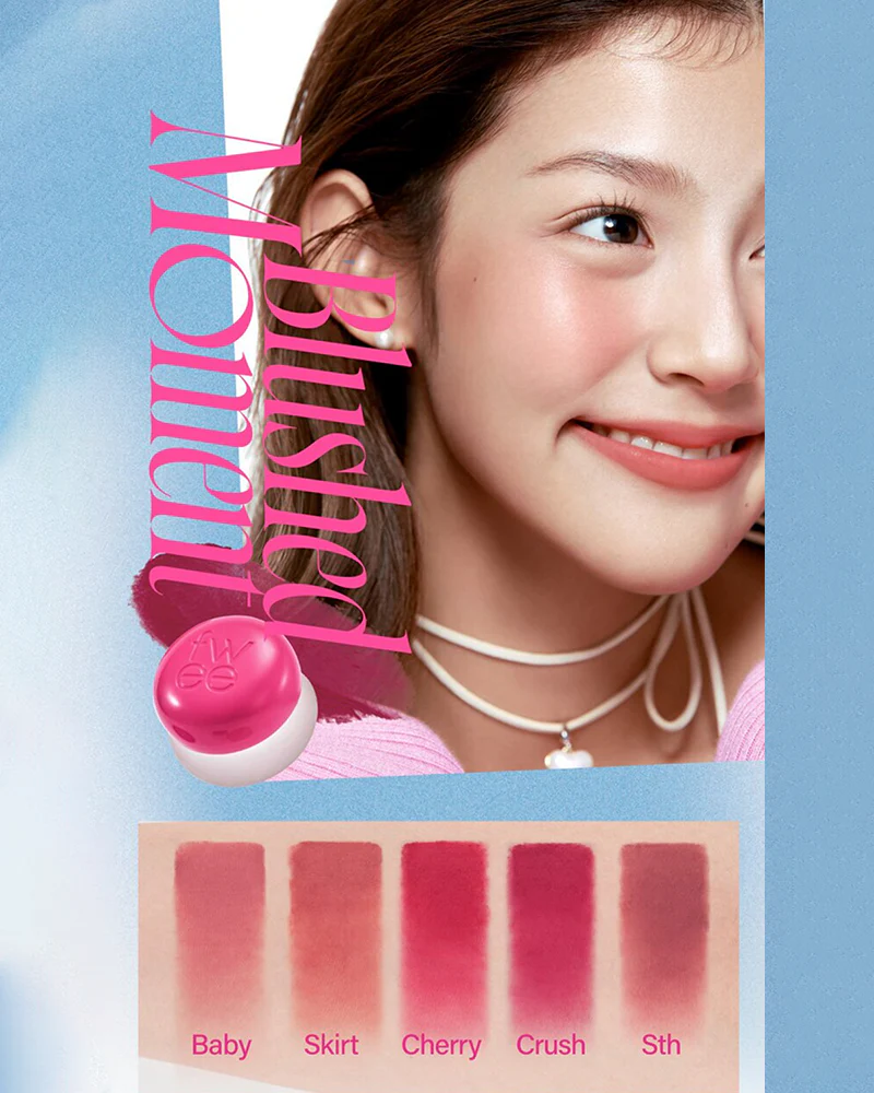 fwee Lip & Cheek Blurry Pudding Pot: Blushed Moment - Image 2