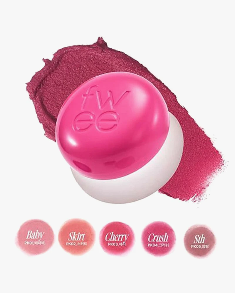 fwee Lip & Cheek Blurry Pudding Pot: Blushed Moment - Image 3