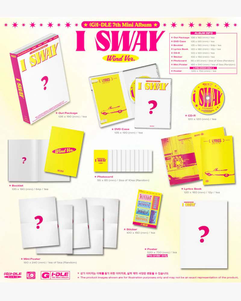 (G)I-DLE - 7TH MINI ALBUM [I SWAY] (3 Version) - Image 3
