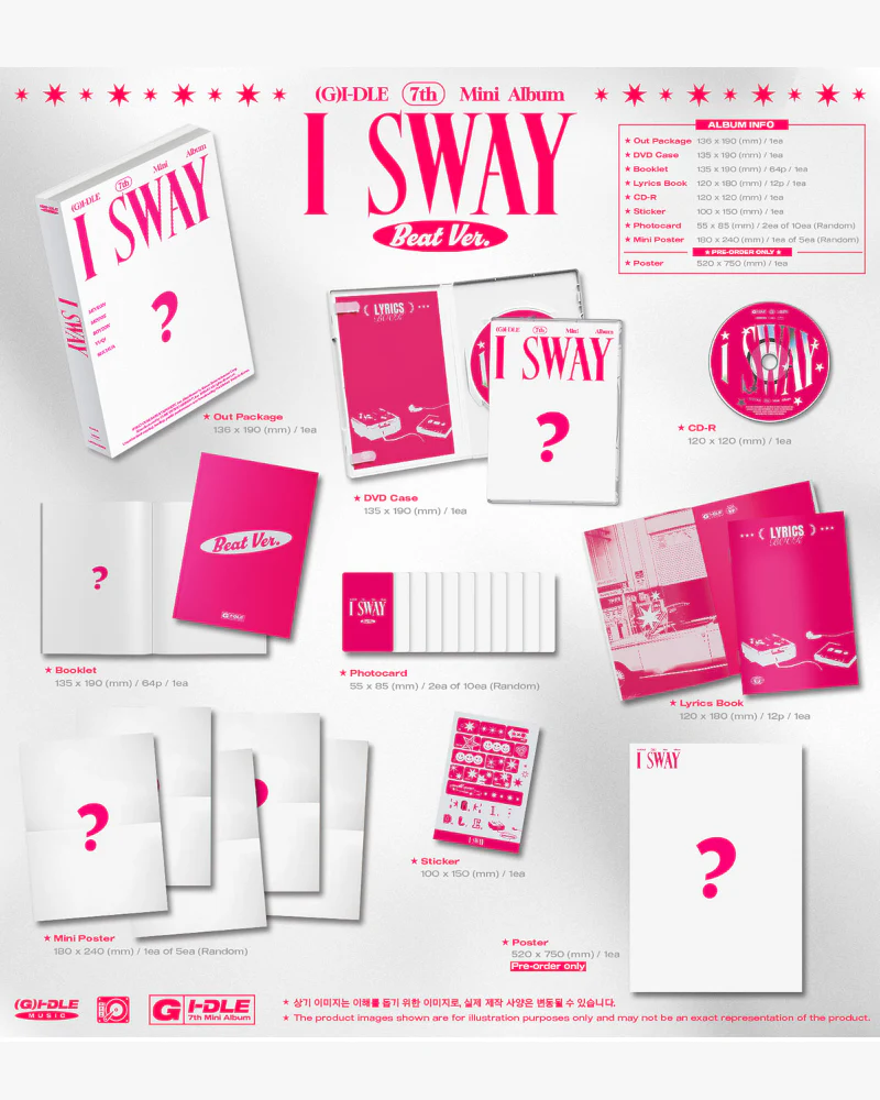 (G)I-DLE - 7TH MINI ALBUM [I SWAY] (3 Version) - Image 4