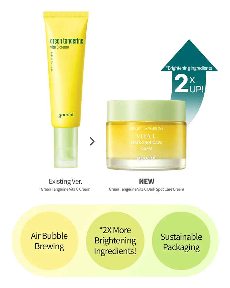 goodal Green Tangerine Vita C Dark Spot Care Cream 50mL - Image 4