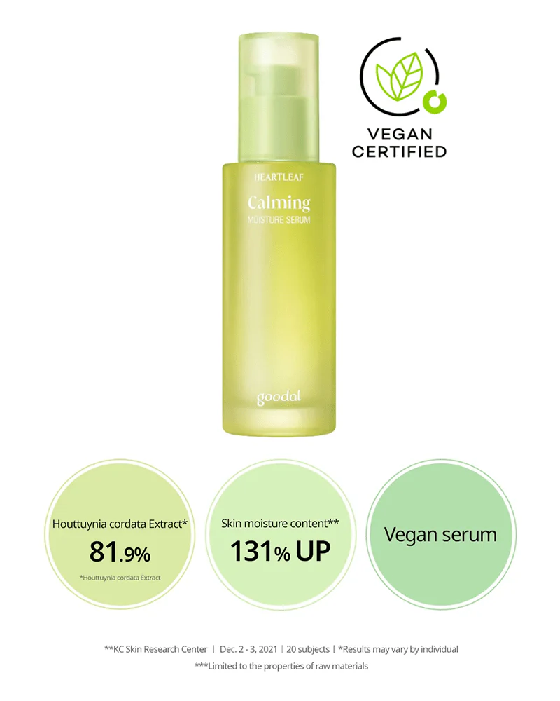 goodal Heartleaf Calming Moisture Serum 50mL - Image 3