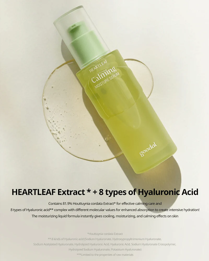 goodal Heartleaf Calming Moisture Serum 50mL - Image 4