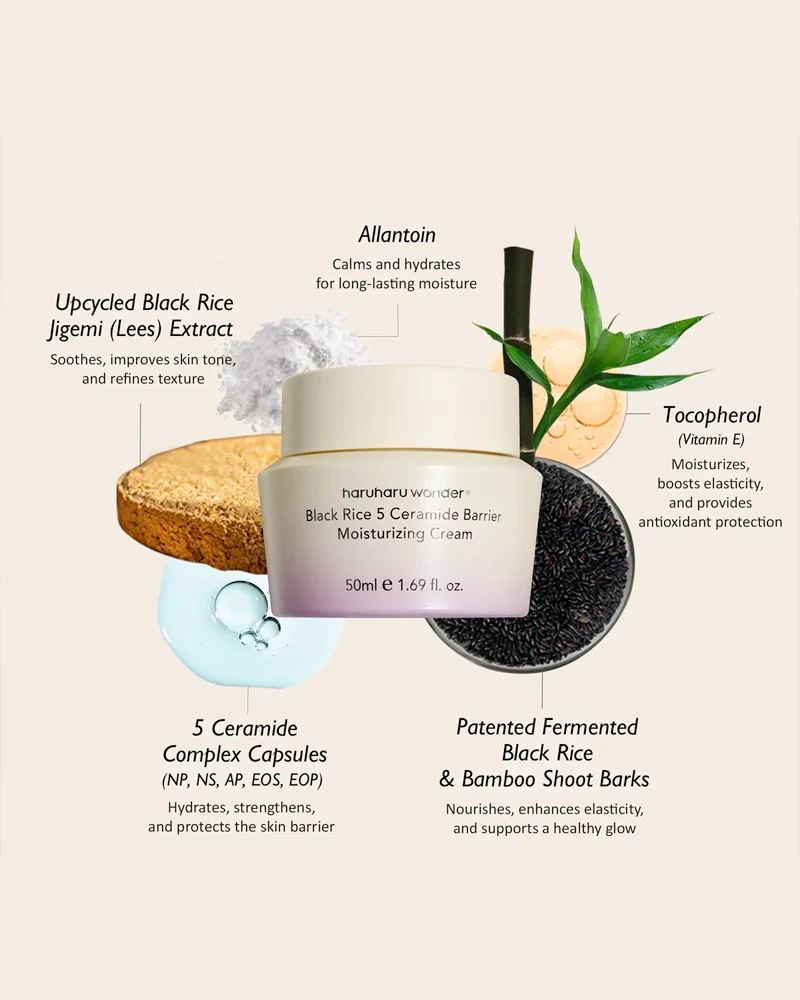 haruharu wonder Black Rice 5 Ceramide Barrier Moisturizing Cream - Image 6