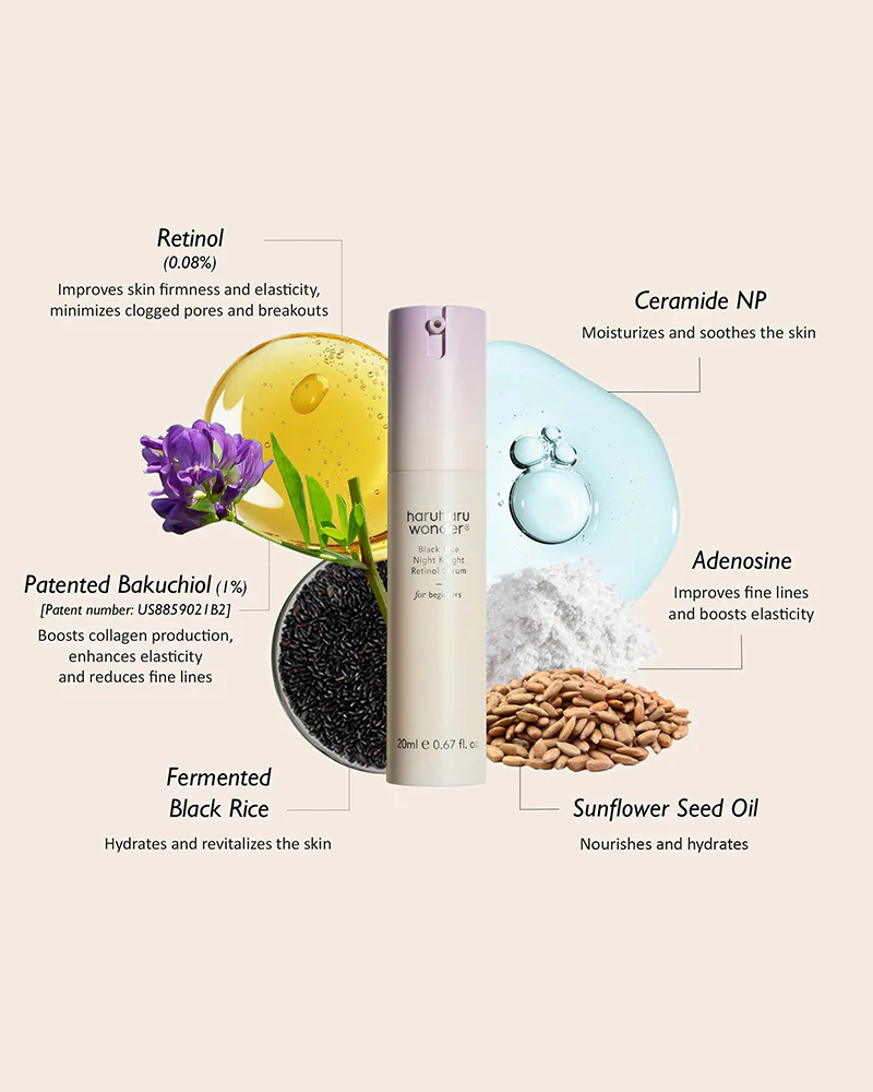 haruharu wonder Black Rice Night Knight Retinol Serum - Image 6