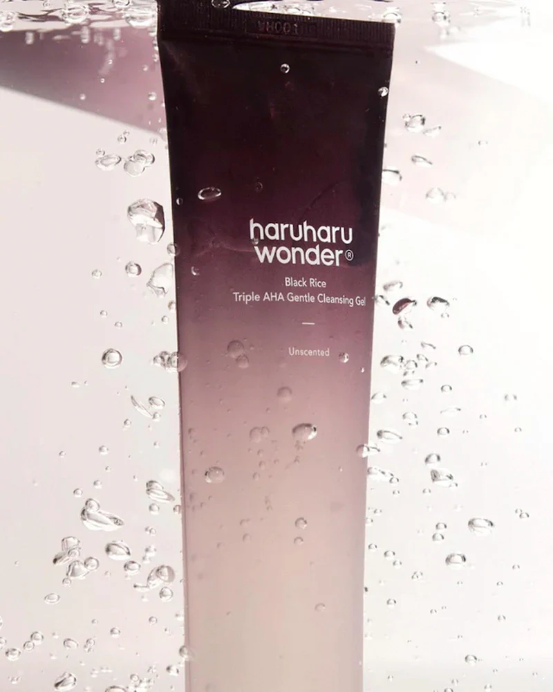 haruharu wonder Black Rice Triple AHA Gentle Cleansing Gel - Image 2