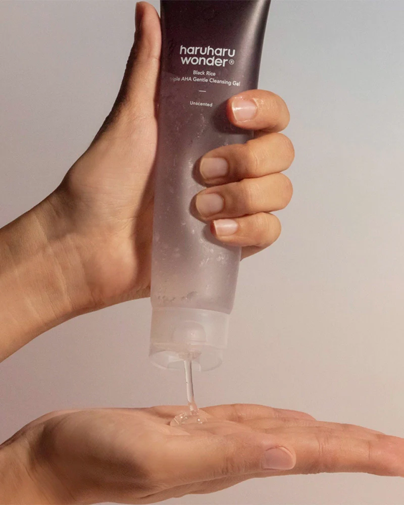 haruharu wonder Black Rice Triple AHA Gentle Cleansing Gel - Image 4