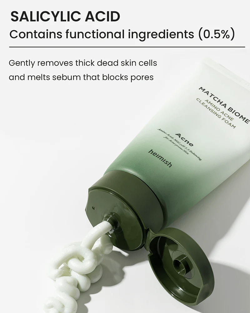 heimish Matcha Biome Amino AC Cleansing Foam - Image 3