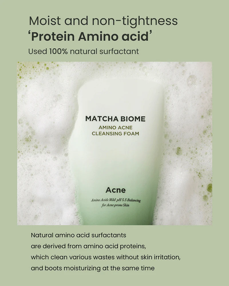 heimish Matcha Biome Amino AC Cleansing Foam - Image 4